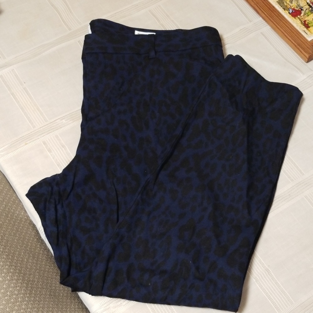 Gap Blue Leopard Pants